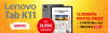 Werbeangebot für eine digitale Zeitung im Abo für 24 Monate. Neben dem Text ist ein Lenovo Tablet abgebildet.